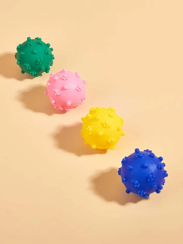 1pc Random Color Pet Sound Toy Ball