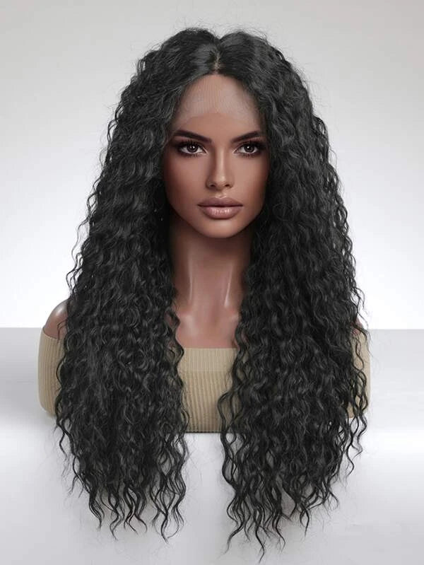 T-Part Lace Long Curly Synthetic Wig