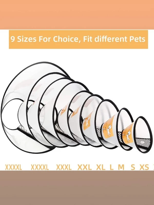 1pc Pet Recovery Collar (XS-5XL)