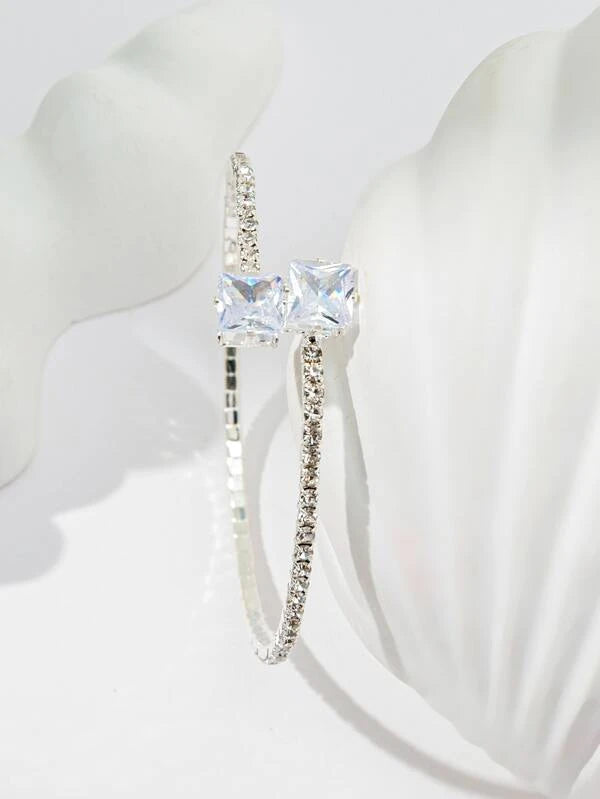Rhinestone Decor Bangle