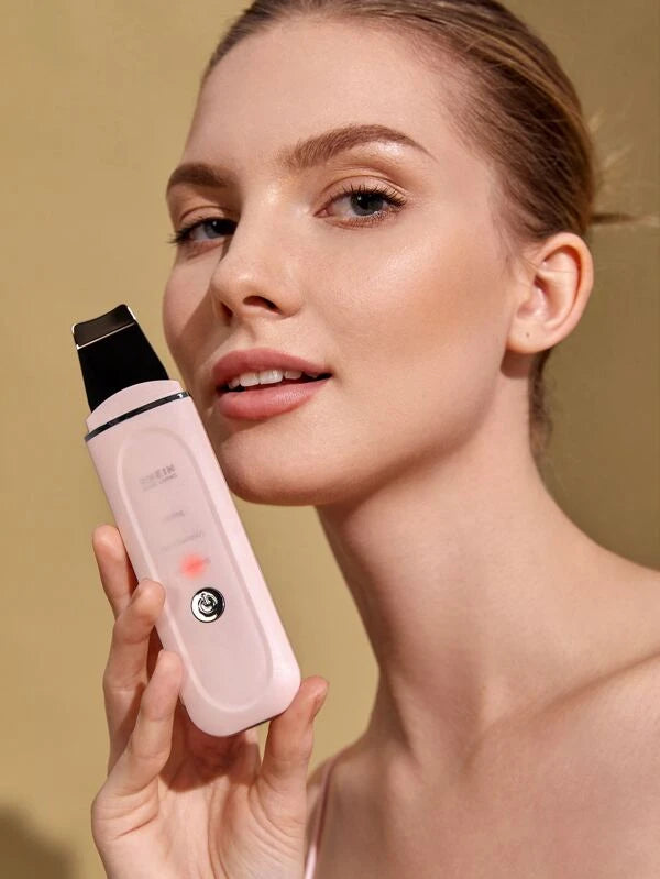SHEIN BASIC LIVING 1pc Skin Spatula Electric Ultrasonic Facial Cleaner Skin Scrubber
