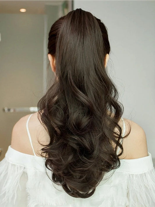 1pc Long Curly Ponytail Hair