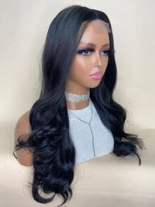T-part Lace Front Medium Body Wave Synthetic Wig