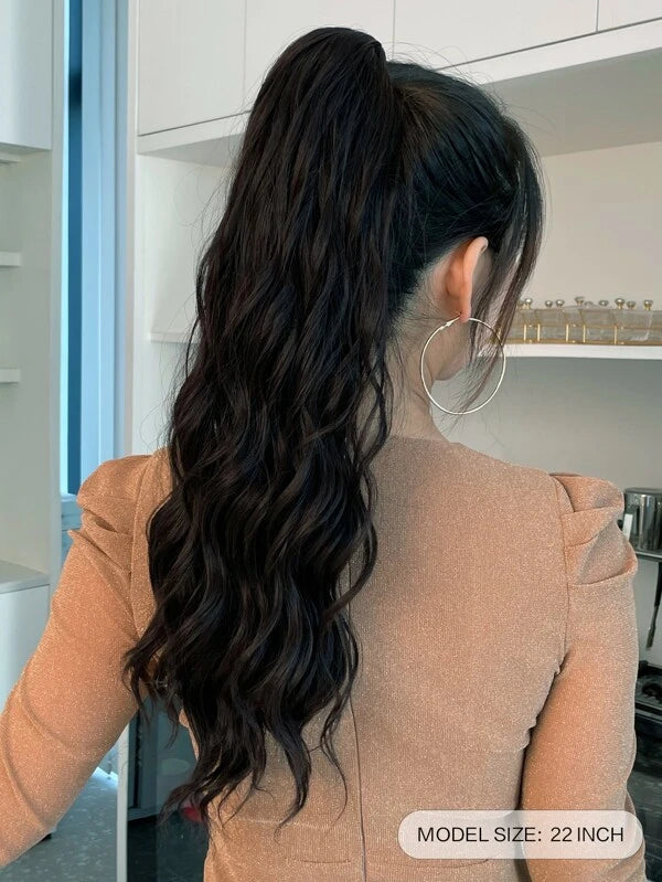 Long Curly Synthetic Ponytail Hair Extension