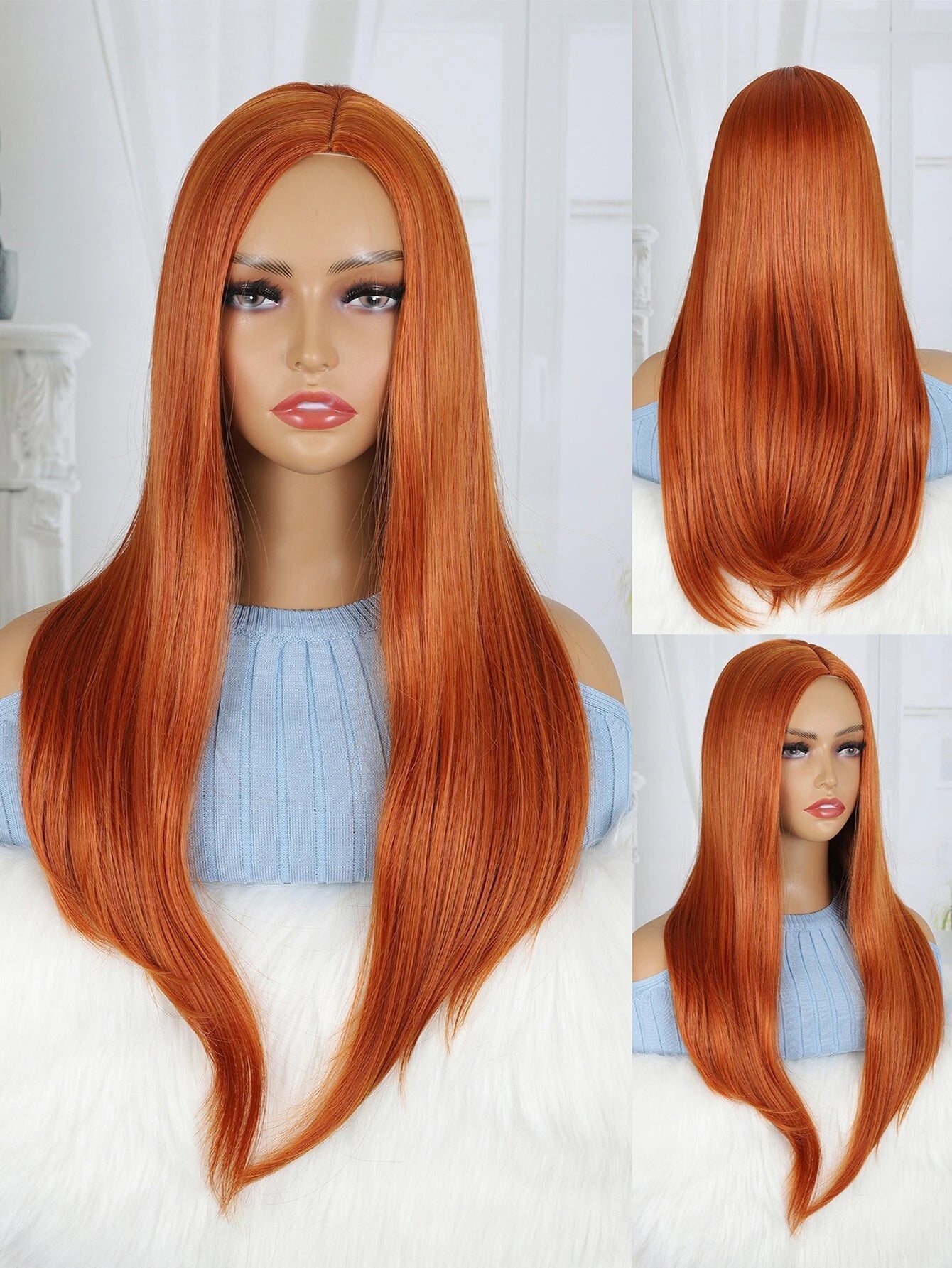 Medium Straight Synthetic Wig