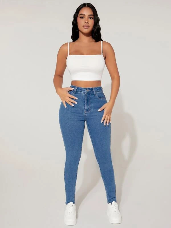 High Waist Skinny Jeans