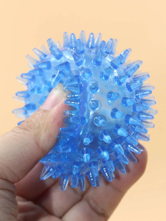 1pc Spiky Pet Sound Toy Ball