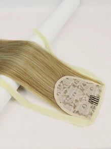 Natural Long Straight Synthetic Ponytail