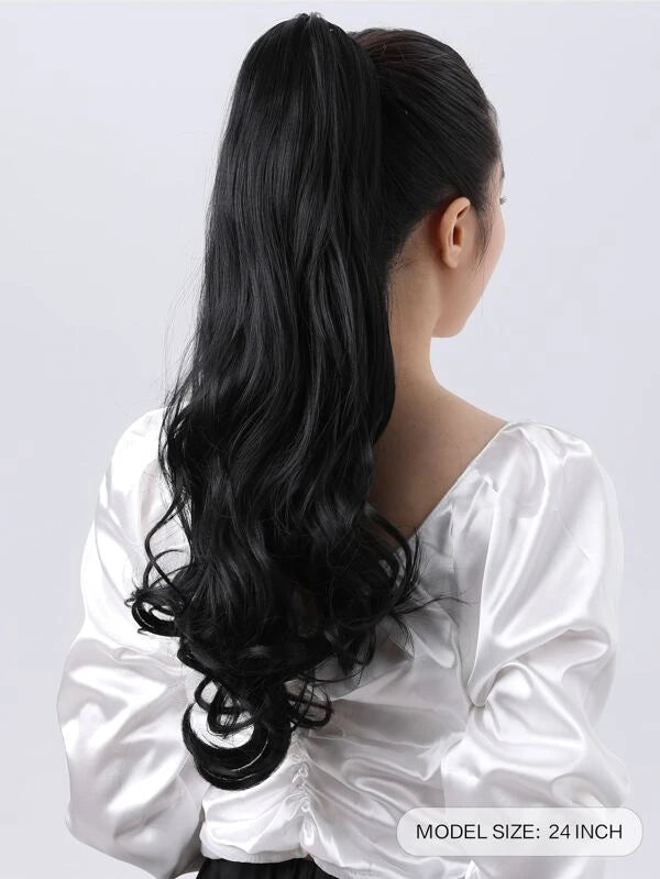 Long Curly Ponytail Extension With Claw