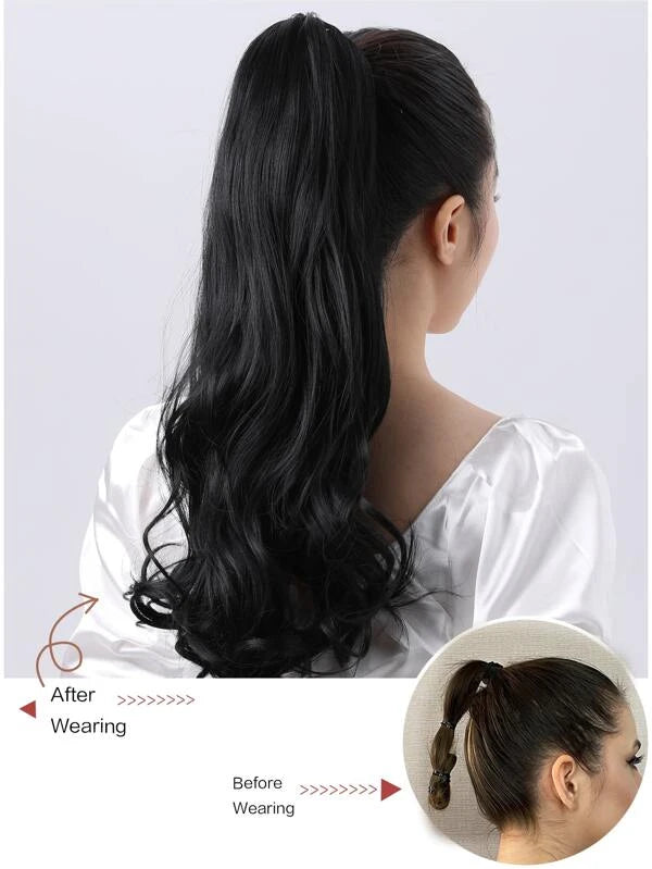 Long Curly Ponytail Extension With Claw