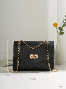 Steppelt Twist Lock Flap lánc négyzetes táska