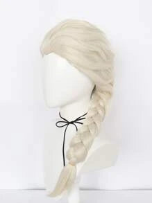 1pc Braided Cosplay Synthetic Wig & 1pc Wig Cap