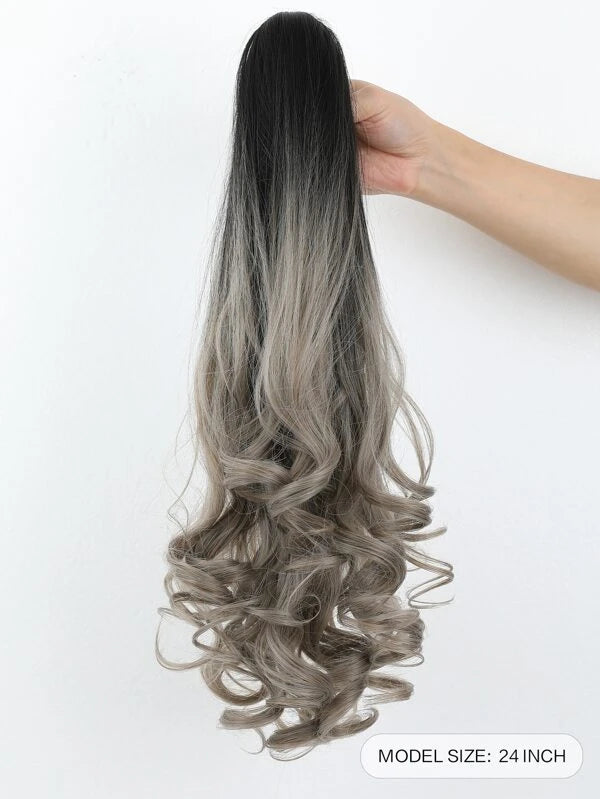Long Curly Ponytail Synthetic Hair Extension