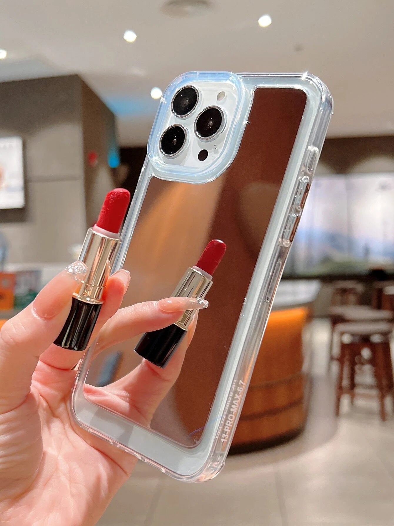 Anti-fall Phone Case With Mirror