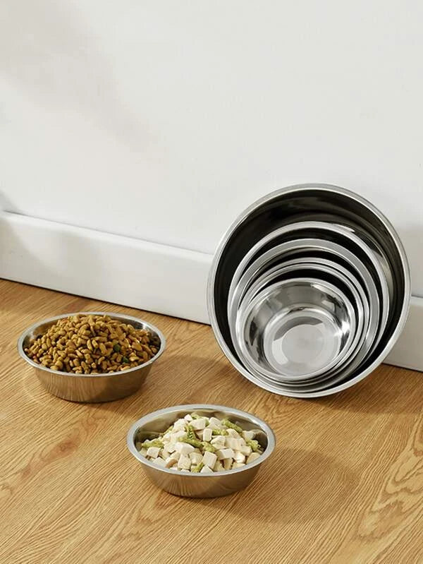 1pc Stainless Steel Pet Bowl (S-XXL)