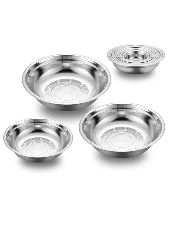 1pc Stainless Steel Pet Bowl (S-XXL)