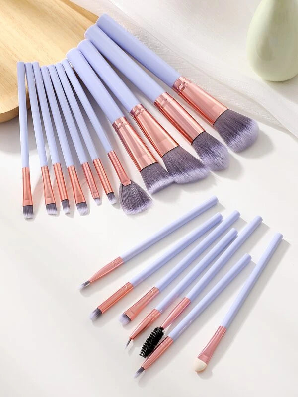 18pcs Marble Pattern Handle Makeup Brush Set (in 3 COLORS)