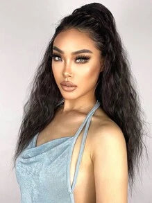 Long Curly Ponytail Synthetic Hair Extension