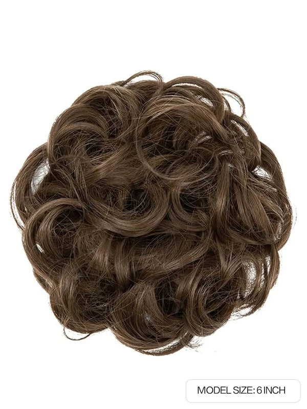 Curly Synthetic Hair Updo