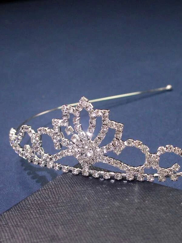 Rhinestone Crown Design Wedding Headband