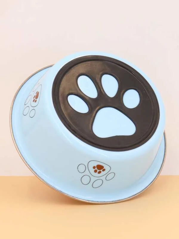 1pc Paw Print Pet Bowl (S-XL)