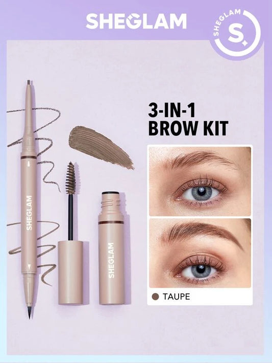 3:1 SHEGLAM So aBROWSing Brow Kit-Taupe 4 színben