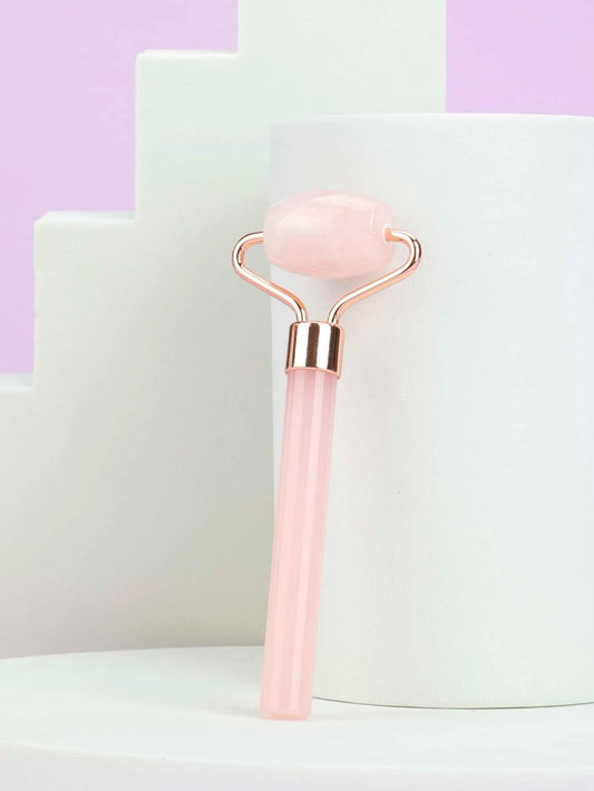 1pc Rose Quartz Eye Facial Massage Roller