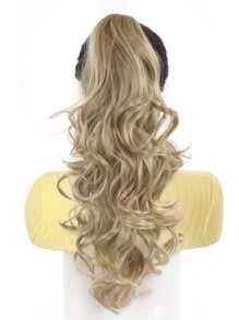 Long Body Wave Ponytail Synthetic Hair Extension With Claw