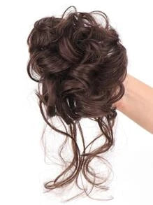 Claw Clip Curly Synthetic Hair Updo