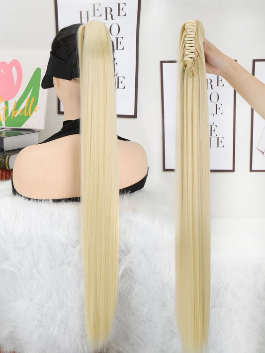 Extra Long Straight Synthetic Hair Extension