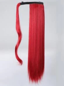Long Straight Ponytail Synthetic Hair Extension