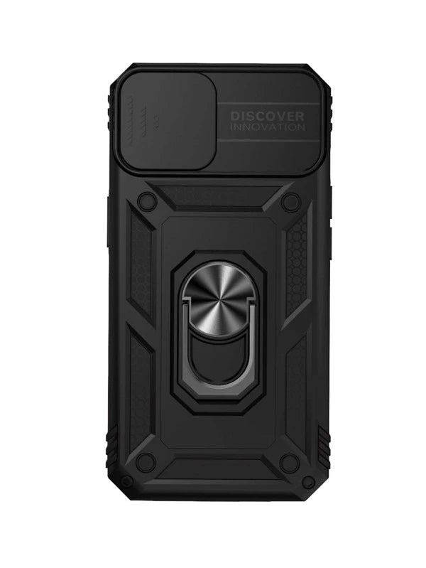 Slide Camera Cover Phone Case With Ring Holder