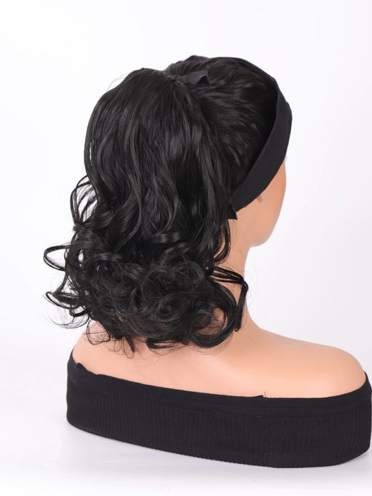 Short Curly Ponytail Synthetic Hair Extension