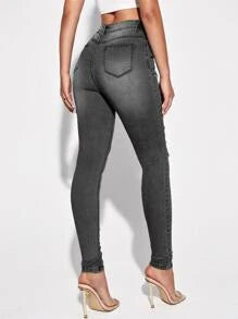 Ripped Skinny Jeans66