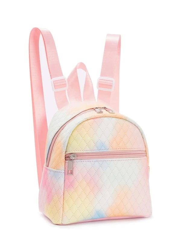 Mini Tie Dye Quilted Classic Backpack