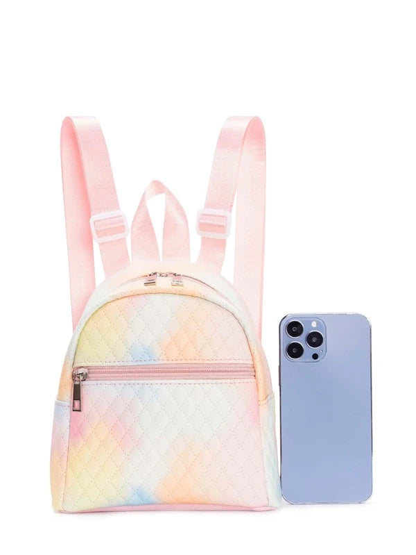 Mini Tie Dye Quilted Classic Backpack