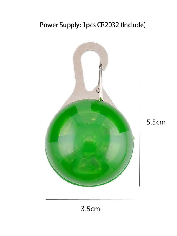 1pc Glowing Pet Pendant BLUE/ YELLOW / GREEN / PINK