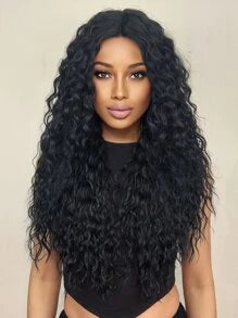 T-Part Lace Long Curly Synthetic Wig