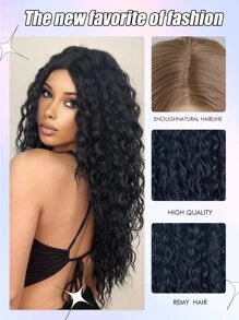 T-Part Lace Long Curly Synthetic Wig