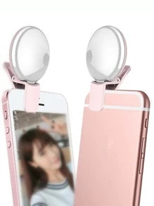 1pc Clip-on Round Portable Selfie Light