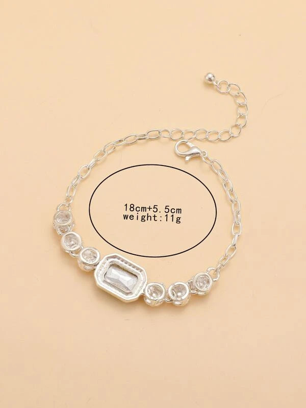 Rhinestone Decor Bracelet