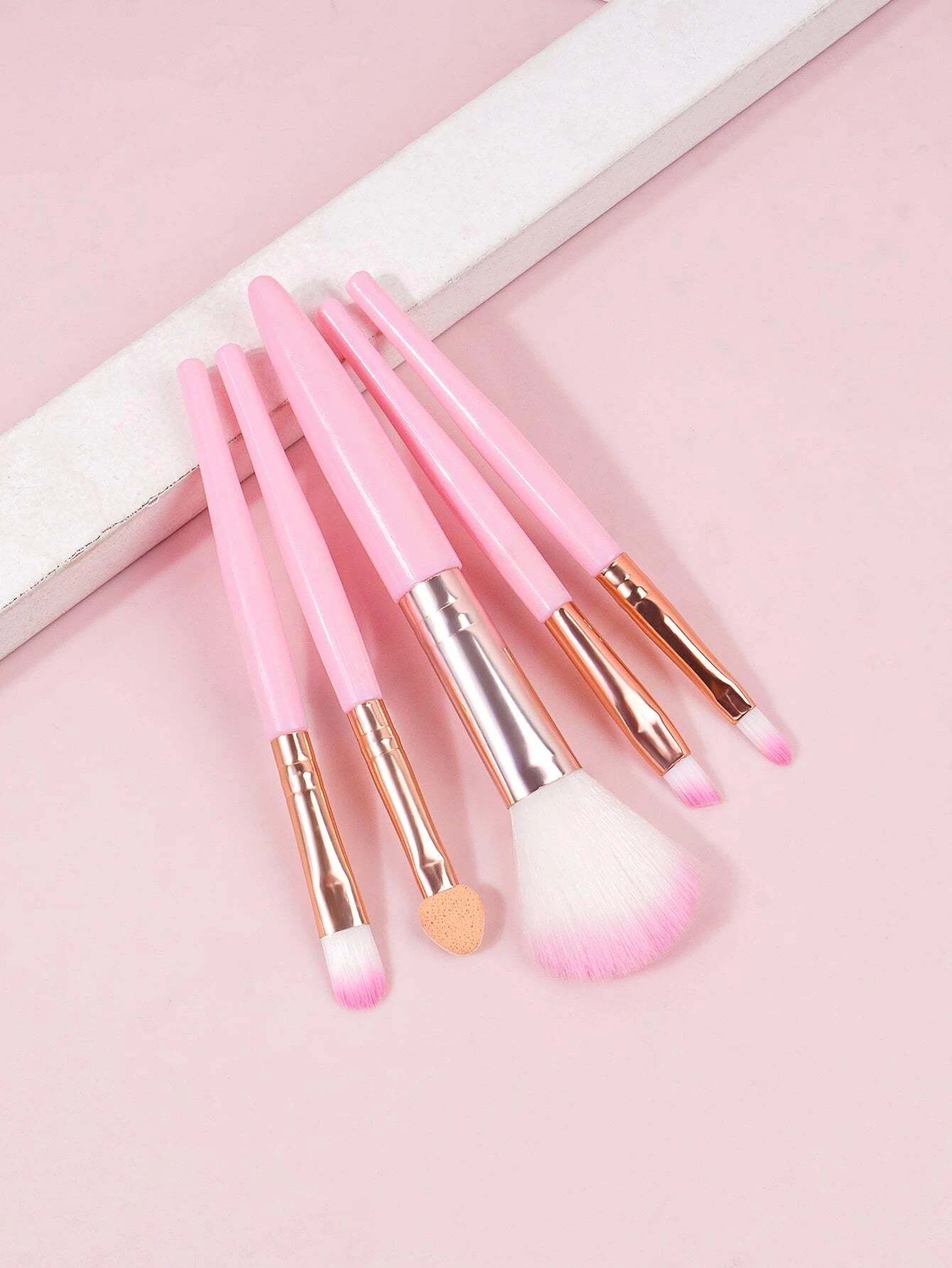 5pcs Portable Makeup Brush Set