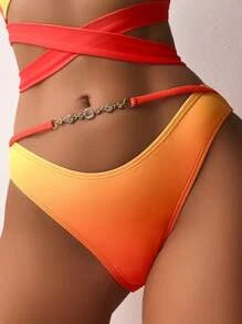 Ombre Chain Linked Bikini alsó