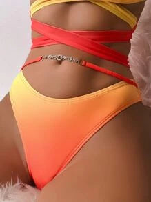 Ombre Chain Linked Bikini alsó