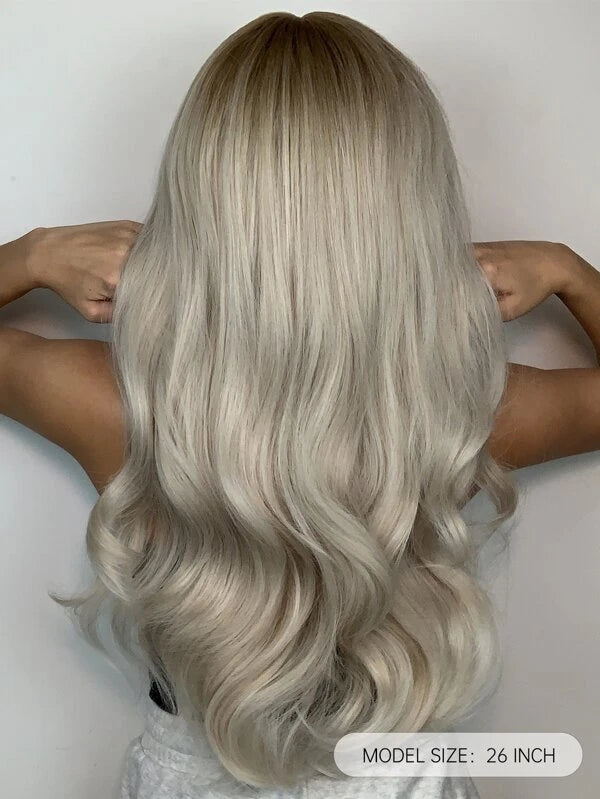 Long Curly Synthetic Wig With Bangs8888