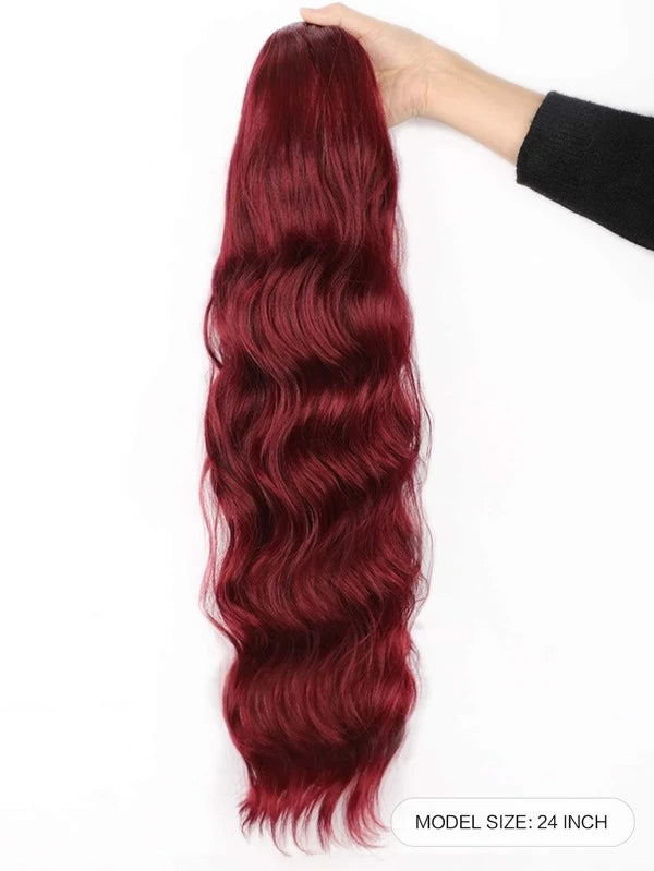 Long Curly Ponytail Synthetic Hair Extension