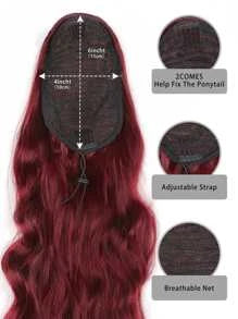 Long Curly Ponytail Synthetic Hair Extension
