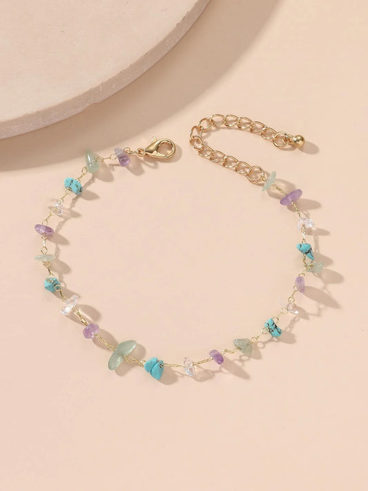 Natural Crystal Decor Bracelet