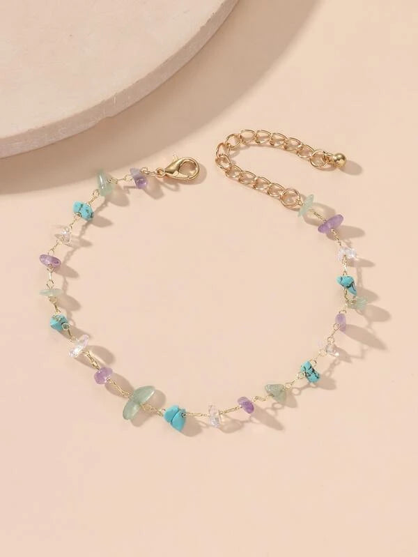 Natural Crystal Decor Bracelet