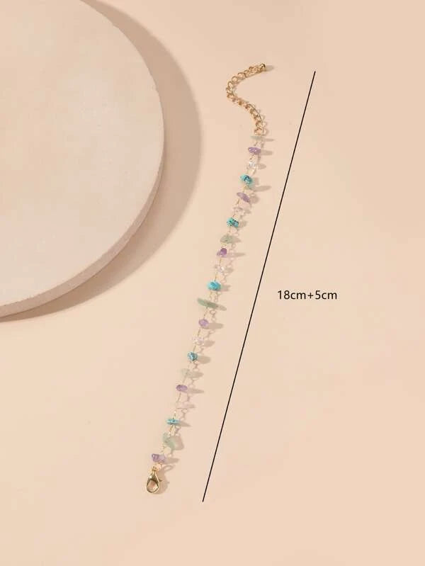 Natural Crystal Decor Bracelet